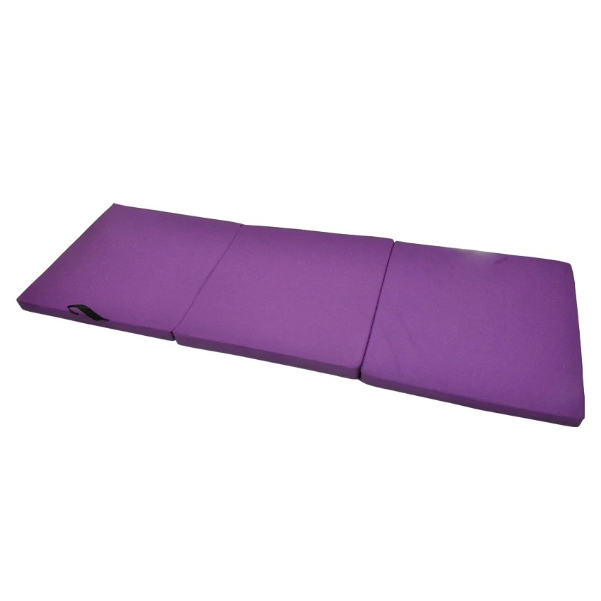 Bilink Easy to carry multi-functional PU/PVC thickened exercise mat rhythmic gymnastics folding PVC mat  folding exercise mat