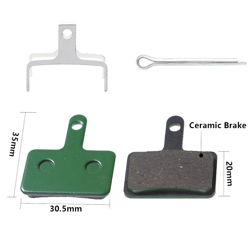 YOUME 1 Pair Ceramic MTB Bike Brake Pads Bicycle Parts Cycling Hydraulic Disc Brake Pads Bicycle Accessories