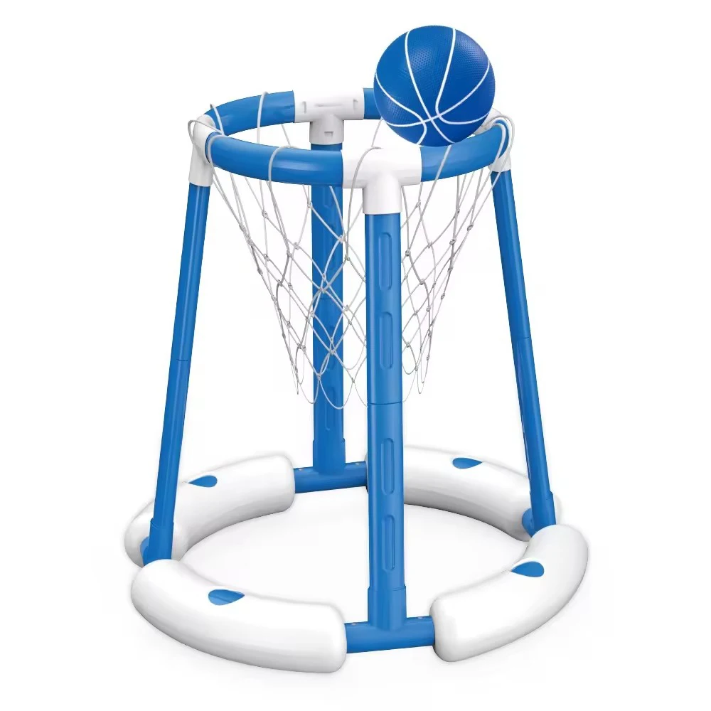 Kids swimming pool basketball hoop set outdoor sports floats interactive family pool basketball hoop stand outdoor for kids