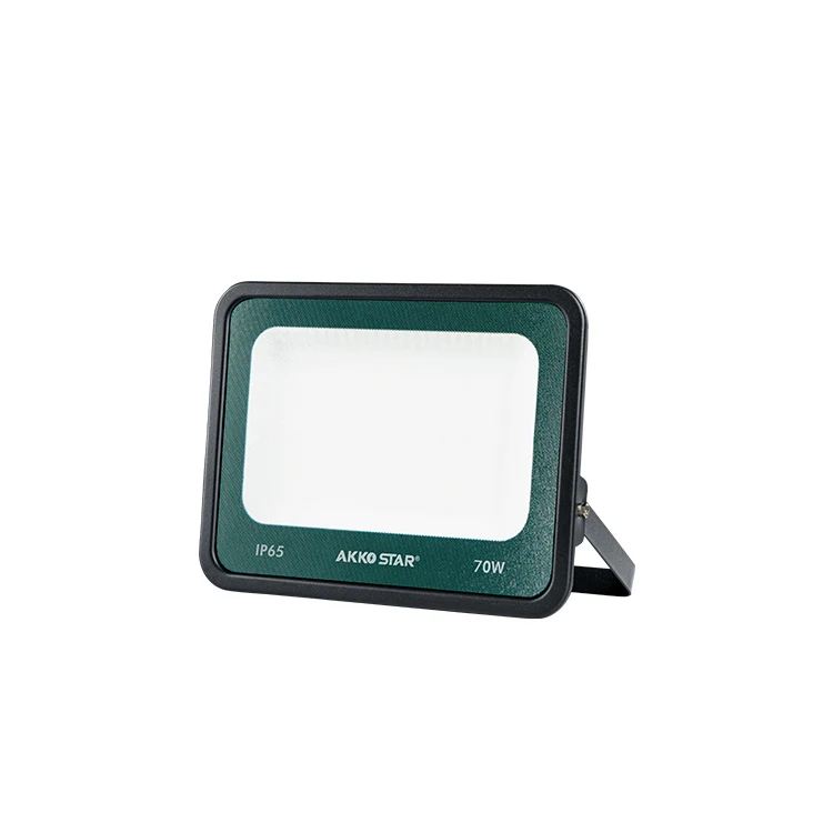 AKKO STAR High Quality Industrial Explosion-proof Iron+toughened Glass+pc 6500K IP65 70W Led Flood Light PC 80 Landscape 6000 85