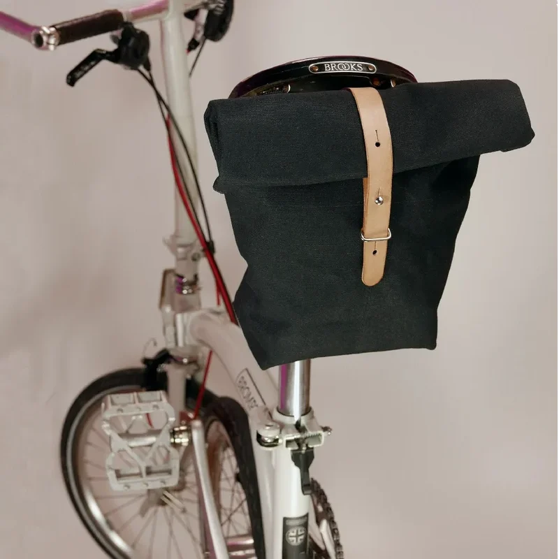 Portable Modern Bicycle Front Bags Canvas Outdoor Handlebar Case Classic Bike Accessories