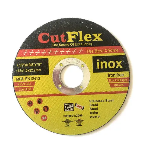 3m 4 4.5inch Disc Cut 75mm 115mm 125mm 230 Concrete Diamond Stone Metal Cutting Disc Flexible Cutting Disc for Stainless Metal