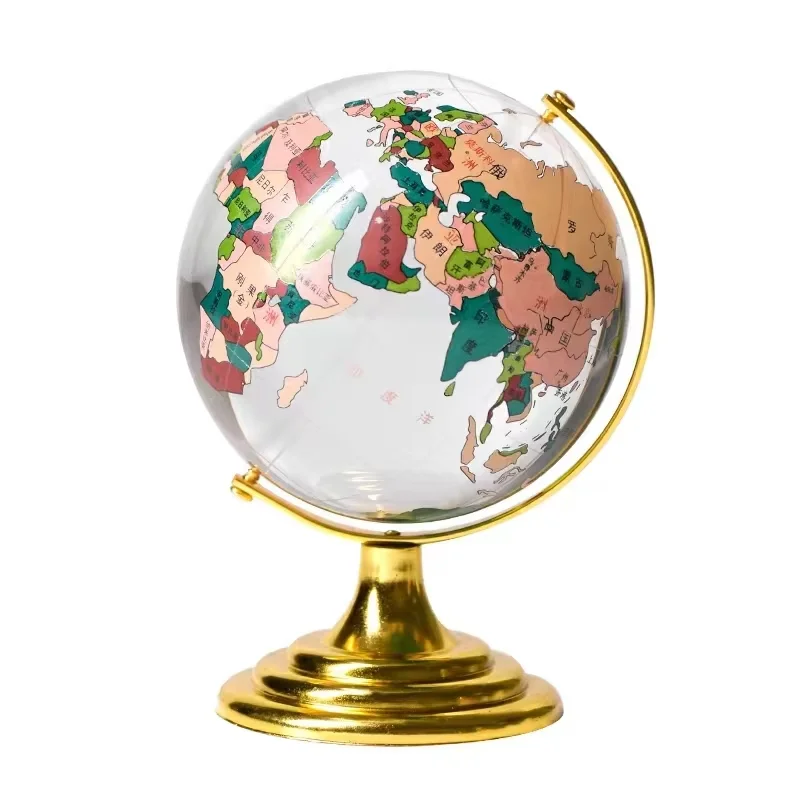 High Quality Wholesale Rotating World Map Home Electric Crystal Globe with WiFi Features