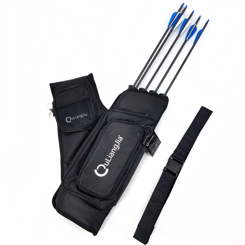 Chinese Factory Wholesale Hunting Hip Quiver Archery Field 4 Tubes Arrow Quiver