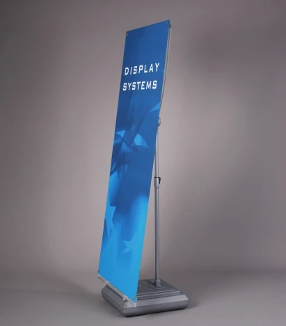 60x160cm 80x180cm Outdoor Wind Resistant water base x banner stand