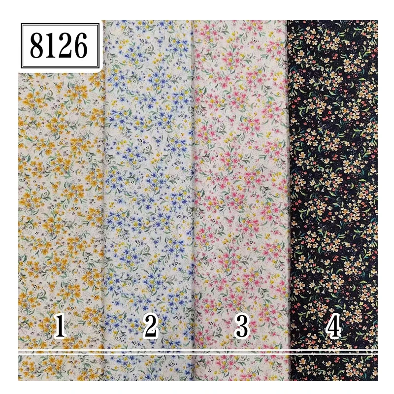 Free Sample High Quality  Tana Lawn Floral Printed London Liberty Cotton Fabric  for Dress