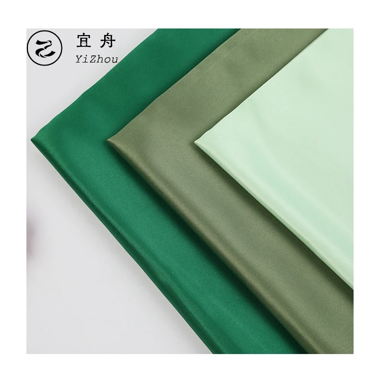 Wholesale 100D*200D polyester bridal satin fabric matte thick polyester satin fabric for wedding dress stage costume