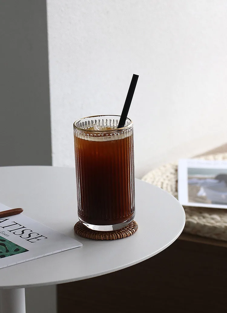 SYL новые Ins термостойкого золотой полосой с высоким соотношением цены и качества пивной стакан кружка кофе напиток чашка сока
