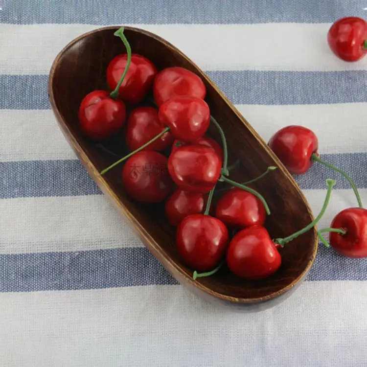 New Product Oval Wooden Dough Bowls Small Wooden Dough Bowl Wooden Dough Bowls For Candles