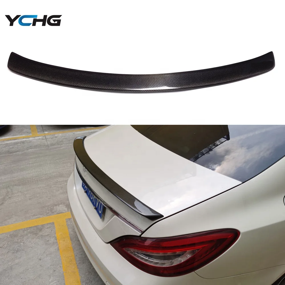 Спойлер C218 AMG из углеродного волокна для Mercedes CLS CLass W218, задний бампер Ducktail Lip Wing CLS350 CLS400 CLS450 CLS500 CLS63
