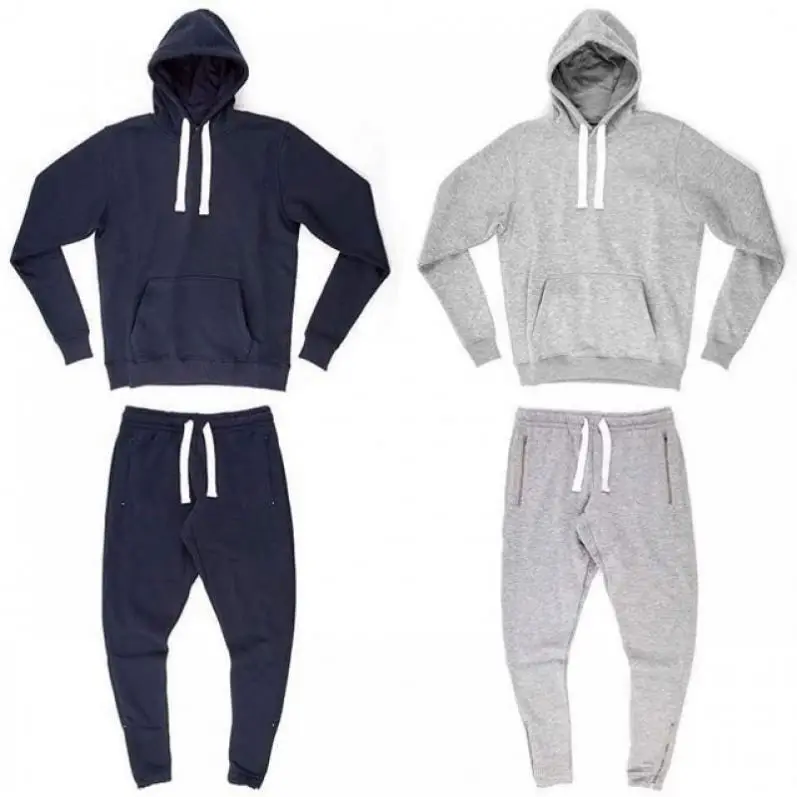 
Wholesale Fashion OEM Custom Men Sweatsuit Plain Tracksuits 