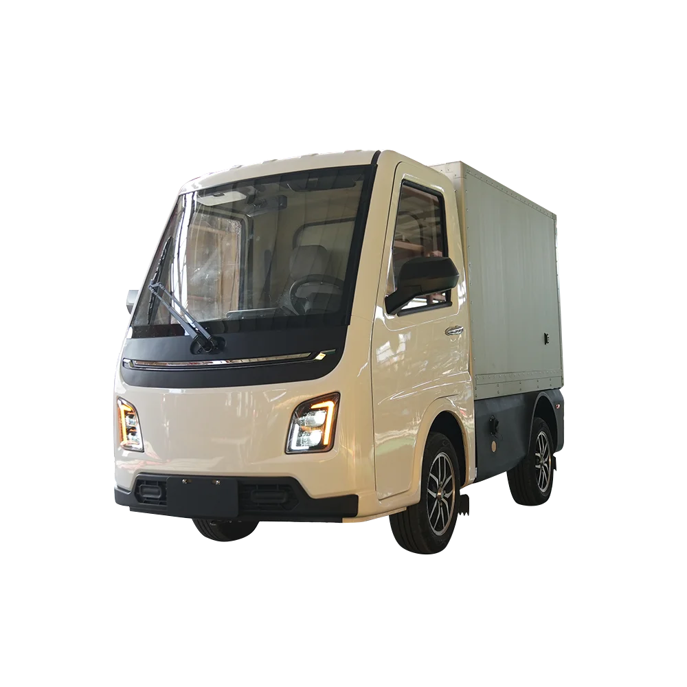 Недорогой новый компактный автомобиль на 300 км с доставкой последней миле 4x4 EV грузовой Электрический микрофургон