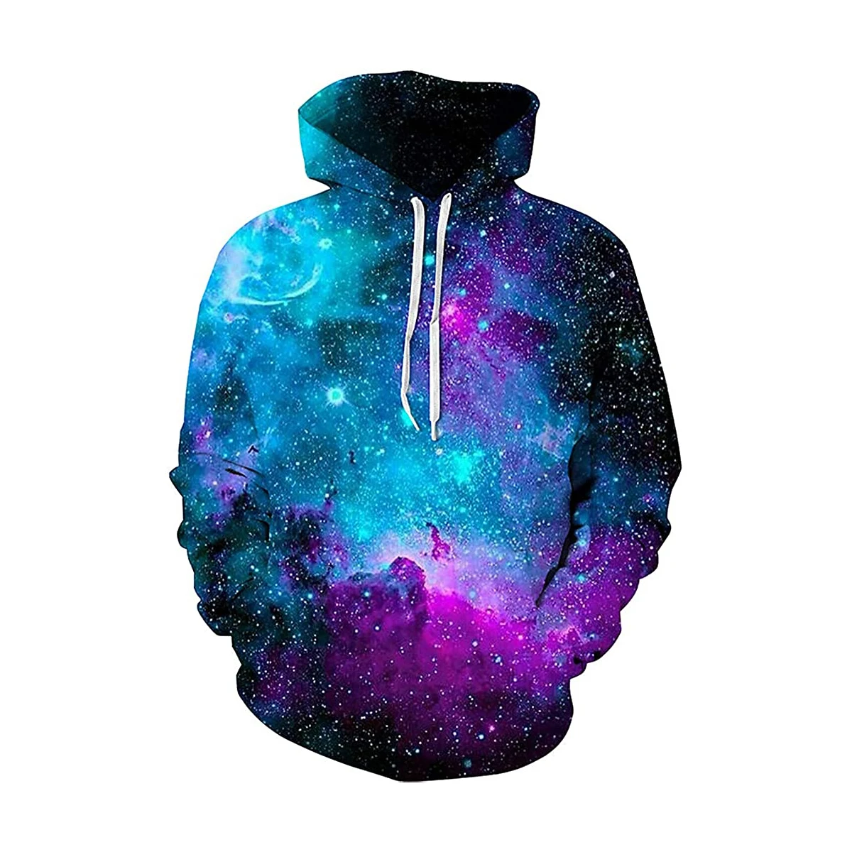
2021 Spring New Wholesale Custom All Over Full Printing Plain Blank White Hoodies Hooded Sweatshirt Pullover Sublimation Hoodie 