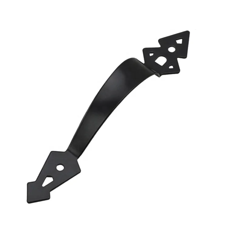Decorative Gate Handle Metal Rustic Barn Black Gate Pulls Door Handle For Door