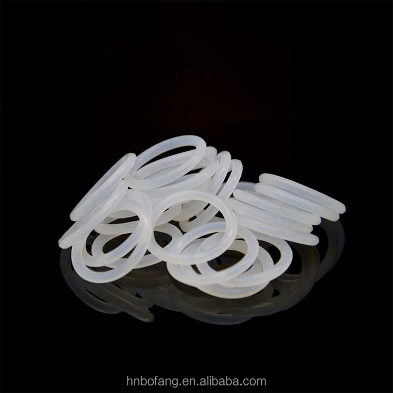 1 mm Cross Section Diameter  Good Tear Resistant and Low Temperature Resistant High Transparent Silicone O Ring