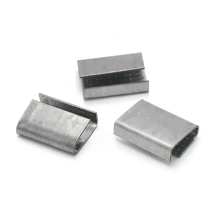 Plastic Band Fastener Open Iron Sheet Steel Buckle for PET strap belt Galvanized Metal Seal