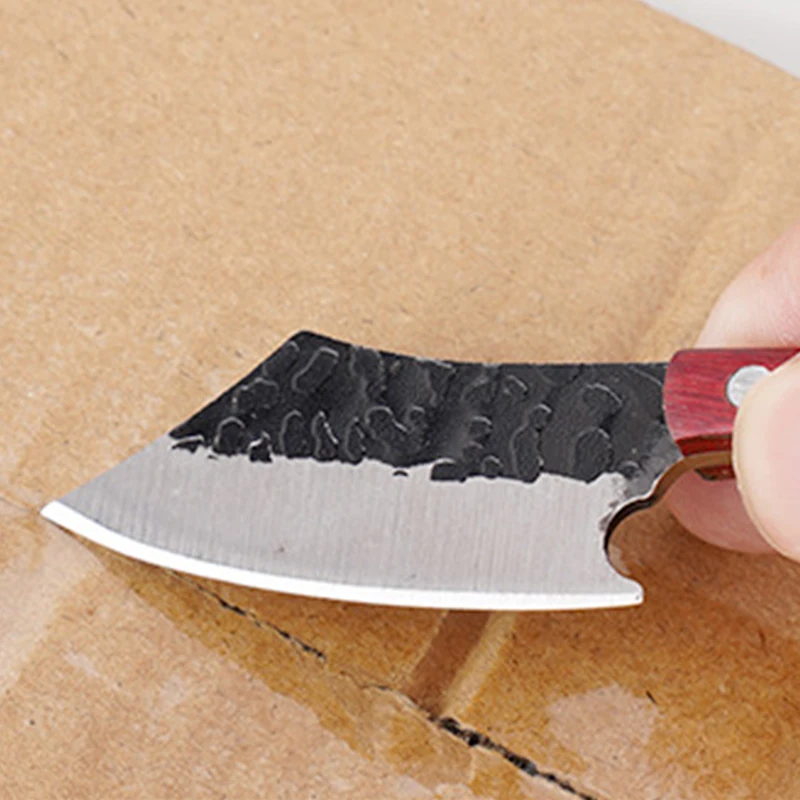 EDC Mini Knife Sheath Keychain Pocket Cutter  for Outdoor Camping Daily Survival Tools