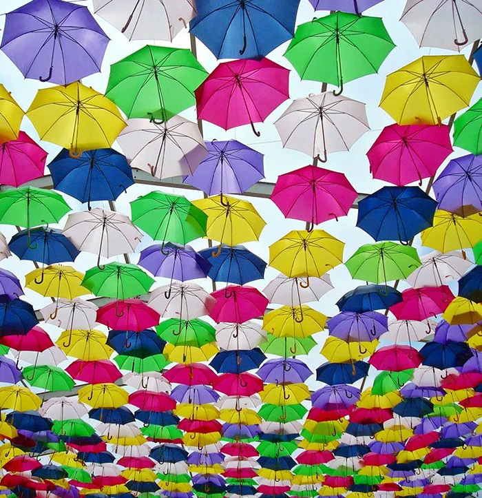 LS Outdoor  square or street decorative wedding decorative umbrella