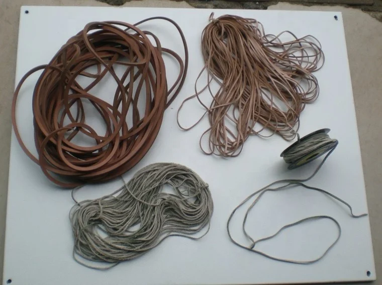 
vegetabletaned leather cord cutting machine 