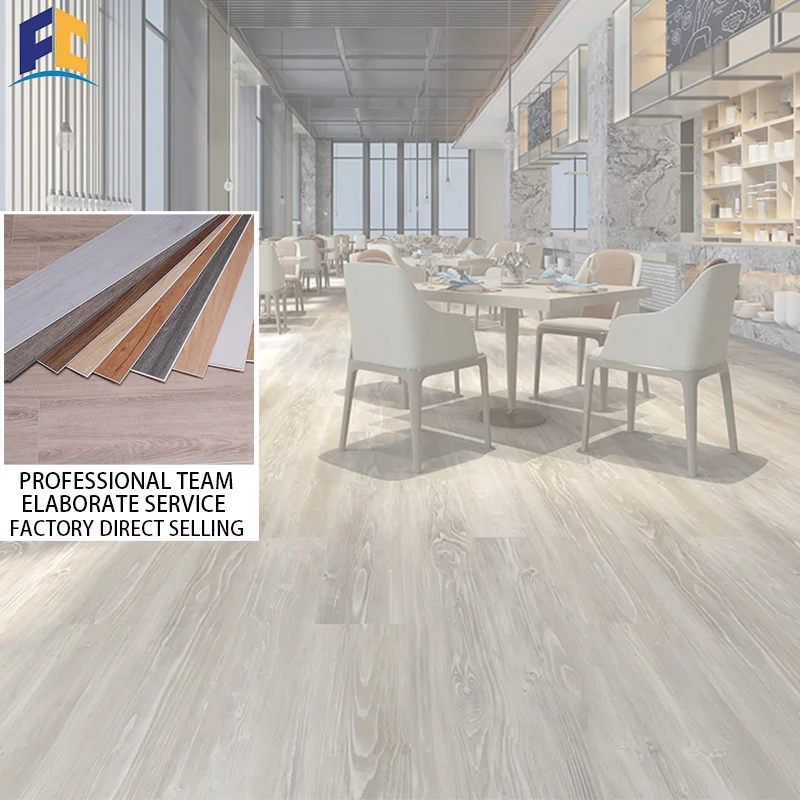 Textured Vinyl Flooring PVC Vinyl Plastic SPC Floor Indoor Residential Use  for Sale Plastic Tiles Carpet/stone/wooden Looking