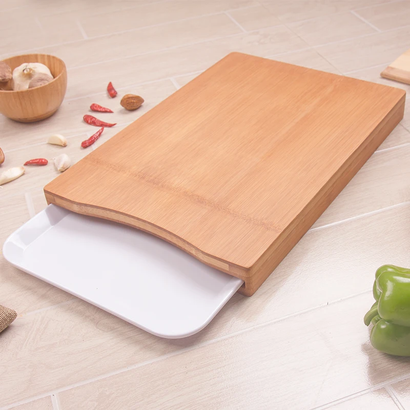 
Bamboo cutting board with tray Wholesale Eco-friendly Natural custom Organic Bamboo Cutting Board Chopping Block With Tray 