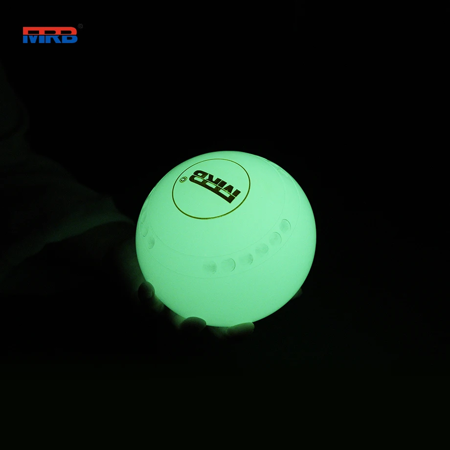 Glow In The Dark Ball resin booce Ball Lawn bowls for Outdoor sports Game resin ellipse ball