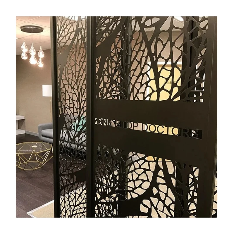 Factory Modern Design Decorative Metal Panel Cutting Screen Aluminum Screen Aluminum Wall Panel