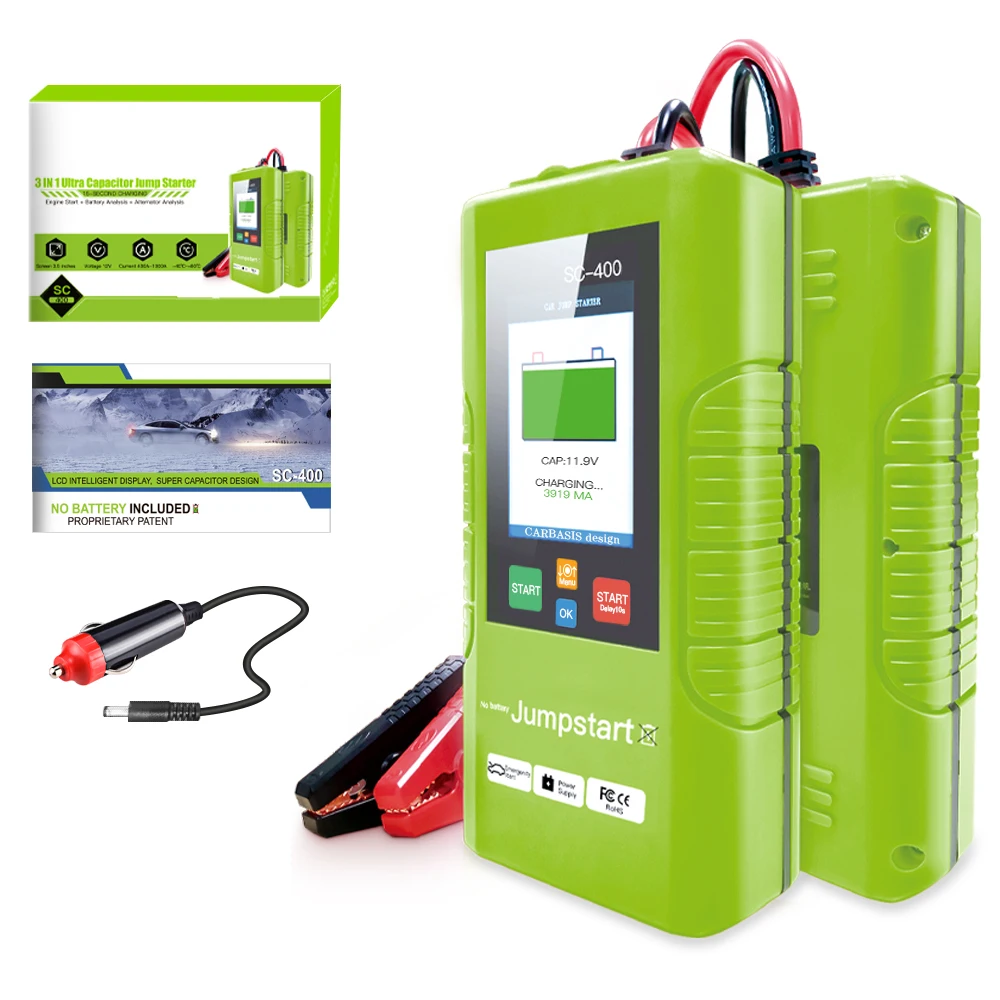 Многофункциональный 3 в 1topdiag SC-400 Power Bank электрический автомобиль настраиваемый Автомобильный Аккумулятор Booster джемпер автомобильное пусковое устройство Внешнего Аккумулятора