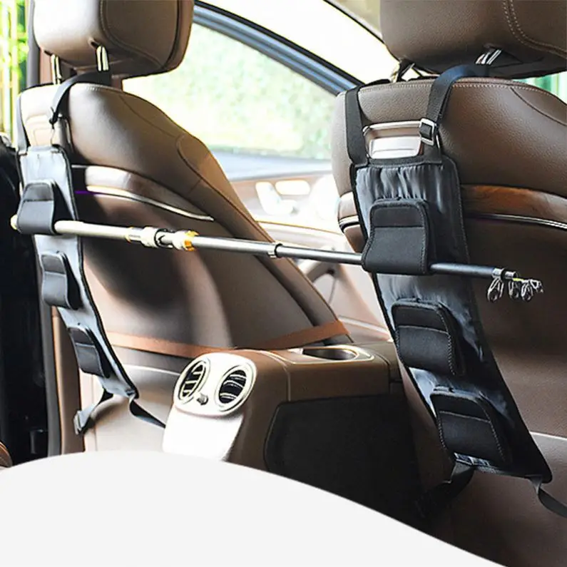 Drop Shipping Fishing Rod Holder In Car Saver Travel Fish Pole Belt Clamp Vehicle Seat Storage Racks