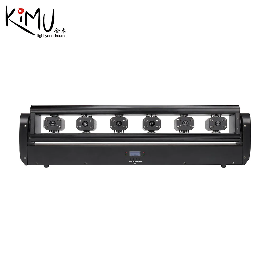 Hot Sales 6eyes Dmx RGBW  Beam Bar Moving Head Stage Laser Light Dj Bar