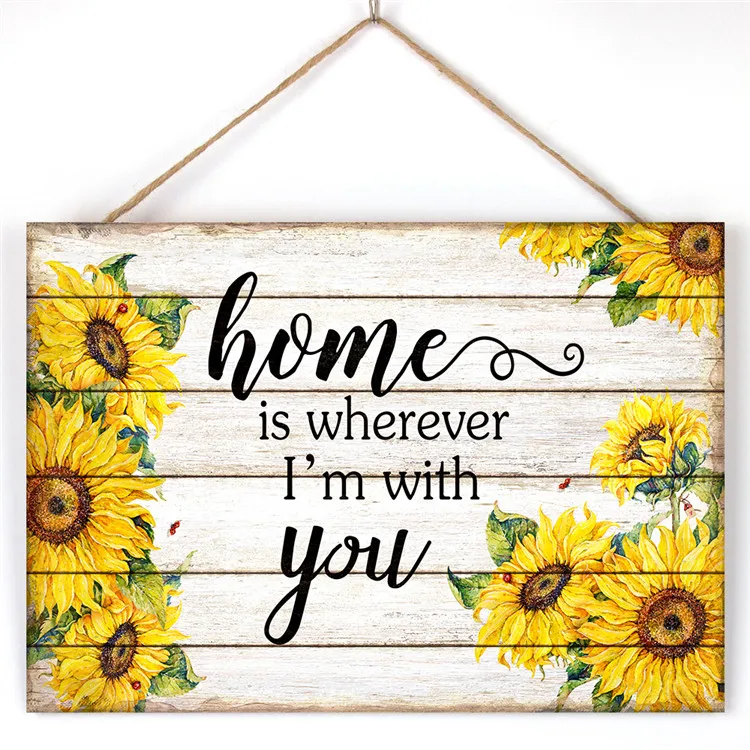 
creative hemp rope wall plaque wooden picture photo frame for decoration 