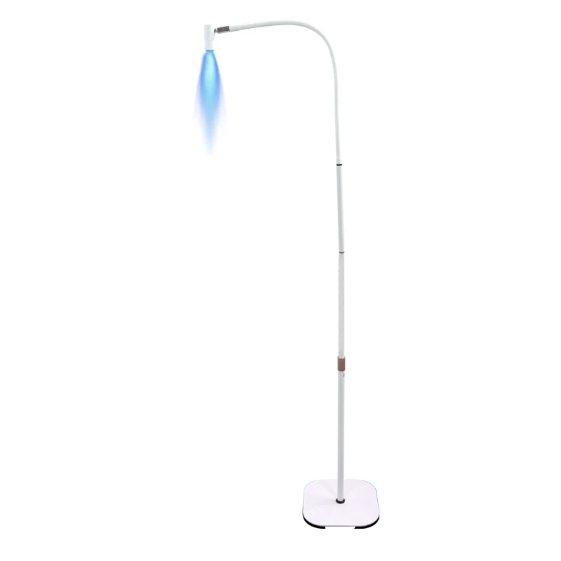 Eyelash Grafting Touch Button Foot Treadle Double Mode LED Pulley Floor Light Eyelash Nail UV Glue Curing Light Beauty Makeup