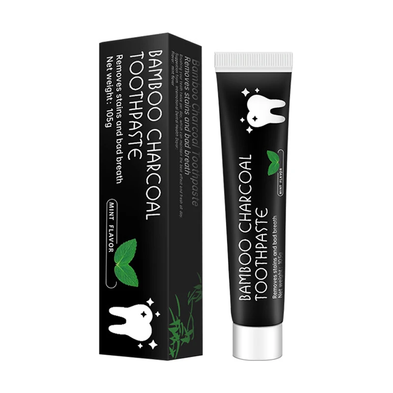 Зубная паста с бамбуковым углем, чистящая сетка, отбеливающая натуральная Органическая Зубная Паста с бамбуковым углем для отбеливания зубов