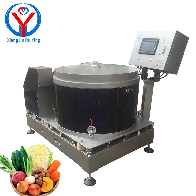 Automatic Spin-dry Centrifugal Fruit /Vegetable/Meat Dryer With Basket Commercial Fruit Drying Machine For Restaurant