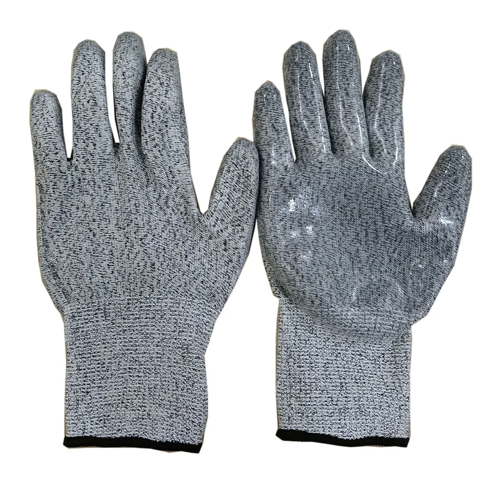 Silicone Impregnated Work Anti-cutting Gloves Grade 5 Industrial safety Gloves