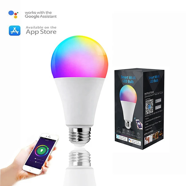 Bulbs Led Wholesale Tuya Smart Wifi 110v Led RGB Color Light Bulb Light