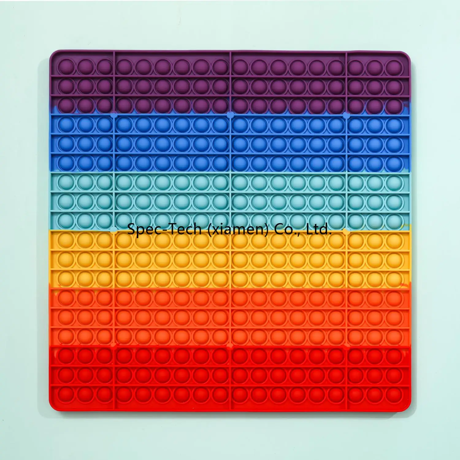 Sensory Toys for child Interactive Game Toy Rainbow Push Bubble Popper Jumbo Big Pop  Go Chess Board Popit Fidget  toy