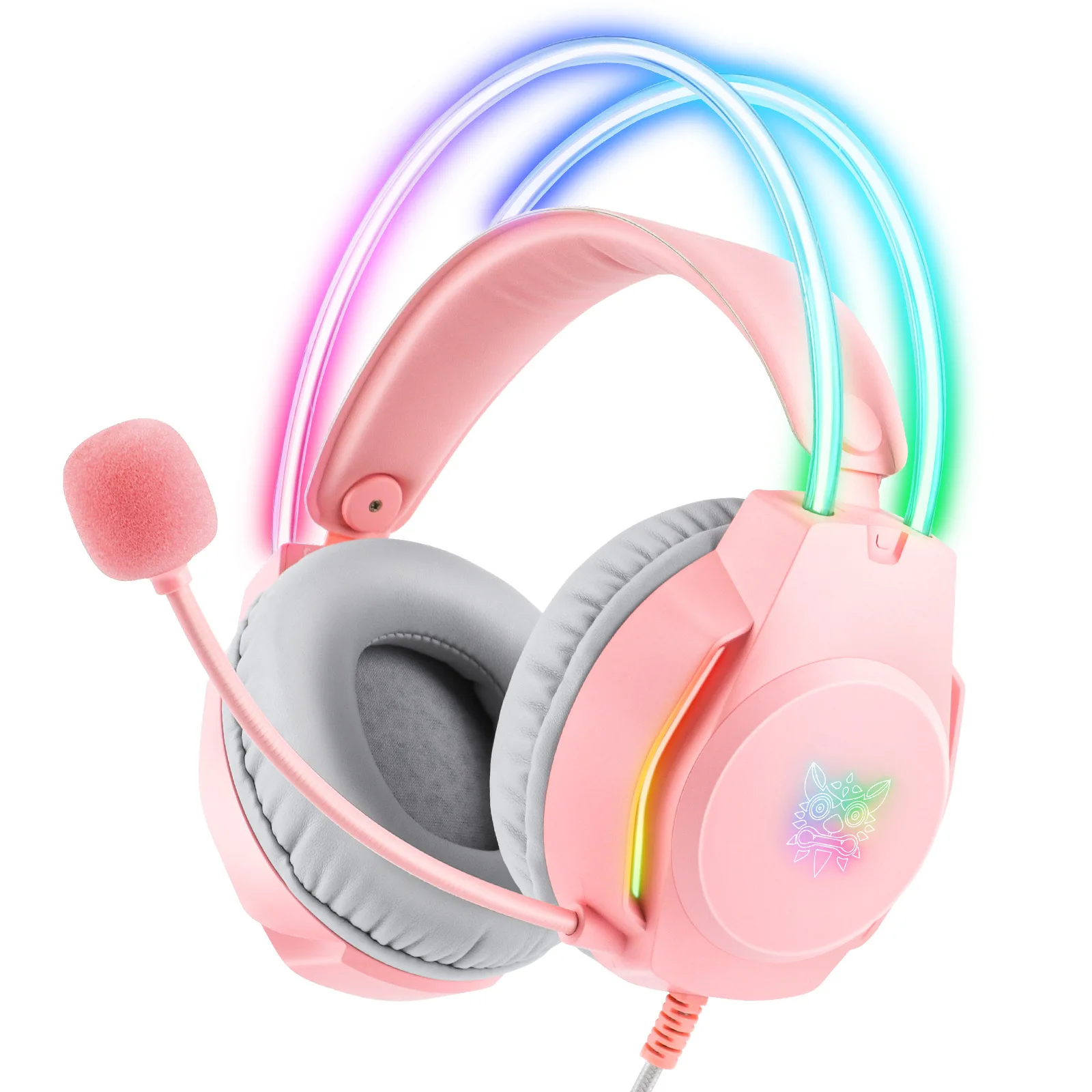 Hot Selling X15pro Headphones with Cute Animal Ears and Glowing Headband Ideal for Esports Gaming and Computer Use