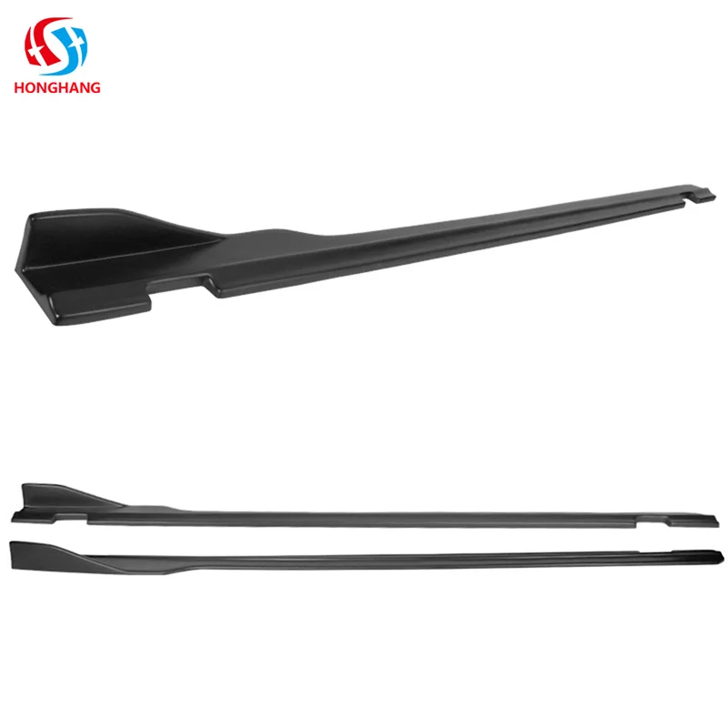 Honghang supplier produces carbon fiber auto spare parts side skirts for Dodge challenger 2012+