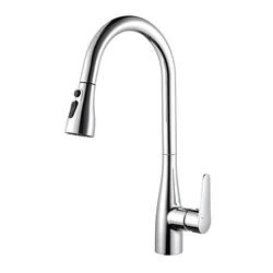 TB-4046 Tengbo Single Handle Pull Down Out Deck Mounted Hot and Cold Kitchen Sink Faucet Mixer Water Tap