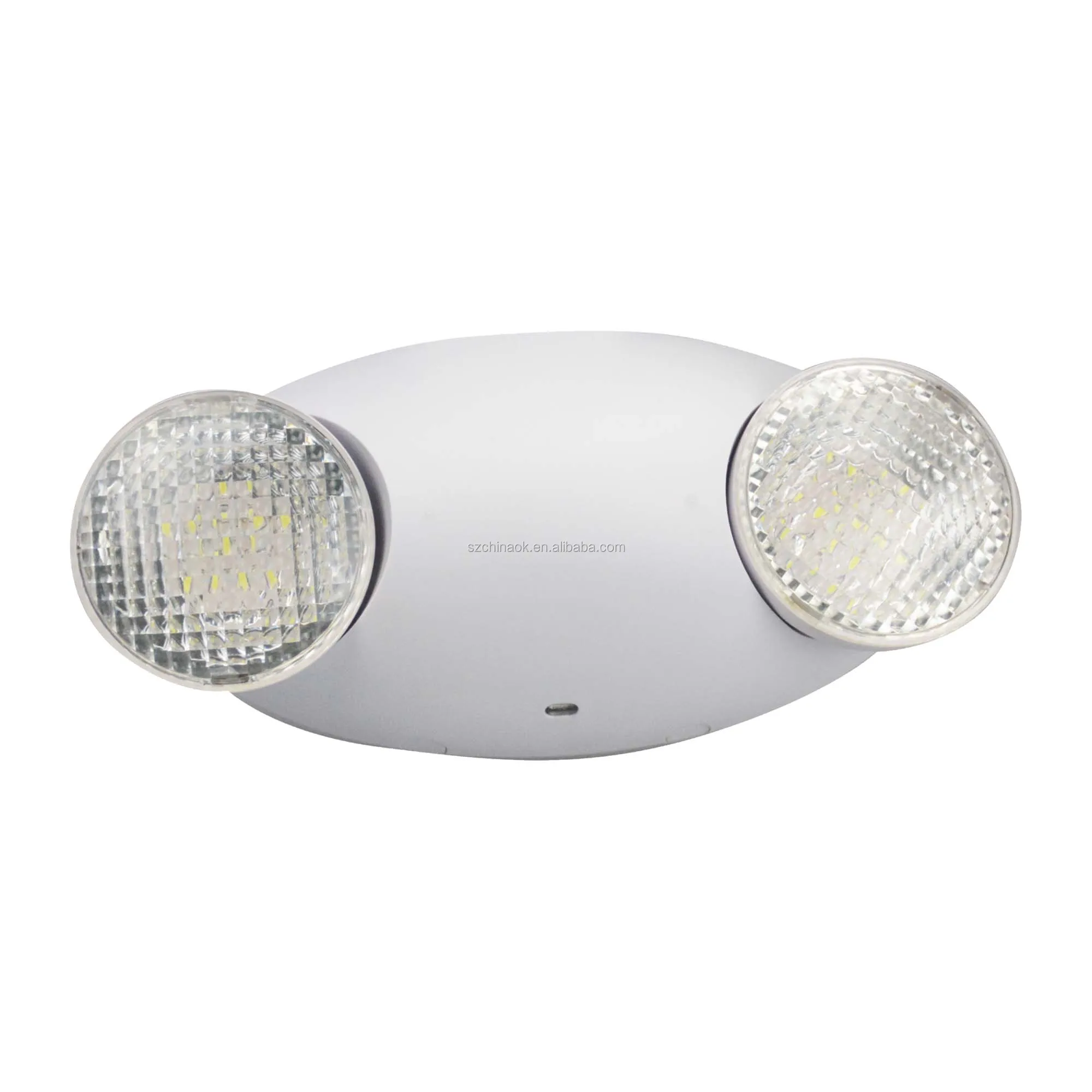 Wall Mounted Two Heads Fire Emergency Light Rechargeable Led Spot Exit Light Lamp For Emergency