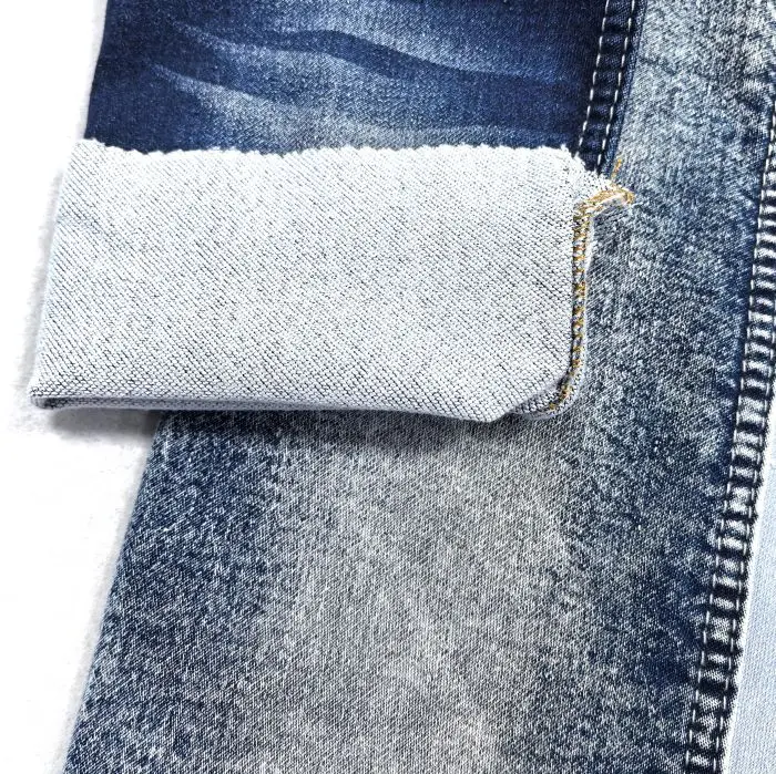 Стрейч синяя джинсовая ткань 8 1 oz