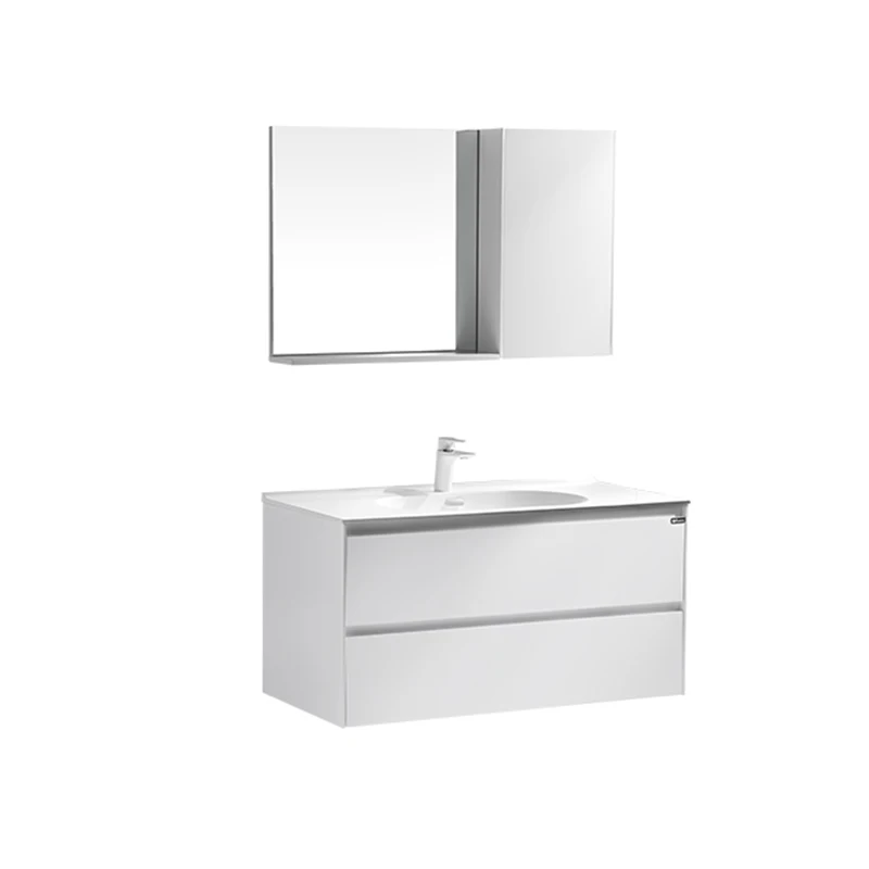 Wholesale Hotel wall mounted mirrored bathroom vanity cabinets Modern bathroom cabinet