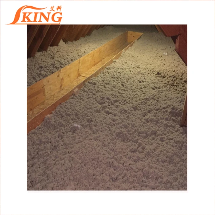 ISOKING insul-fill blow-in mineral wool insulation for attic project