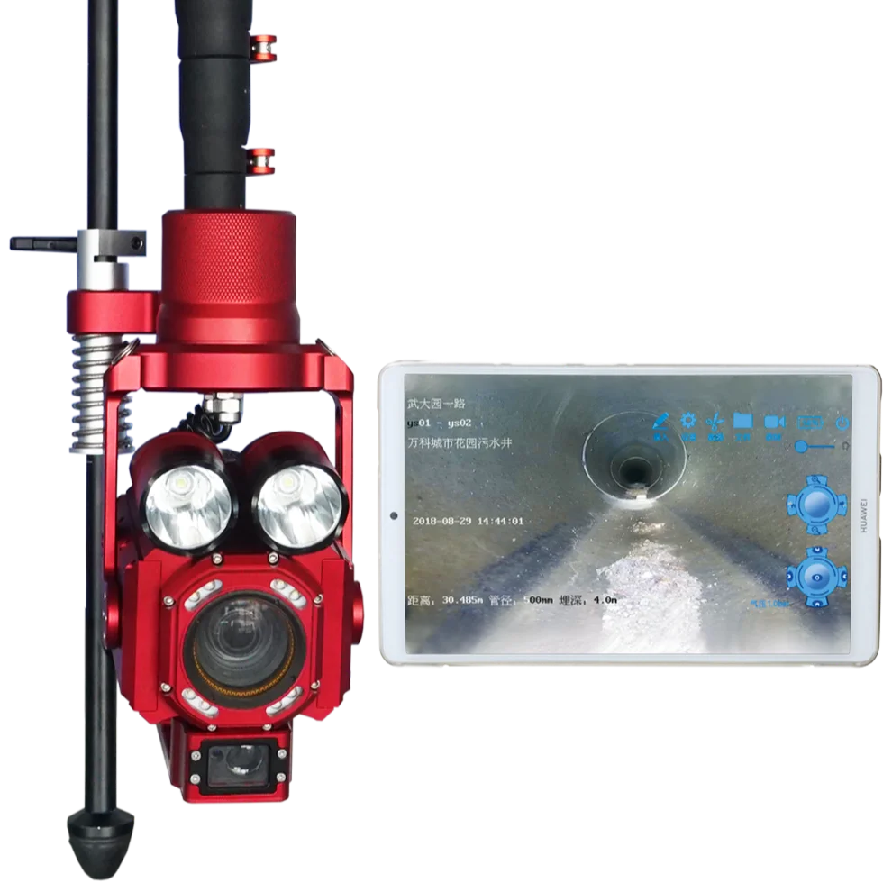 Камера люка для обнаружения трубопровода