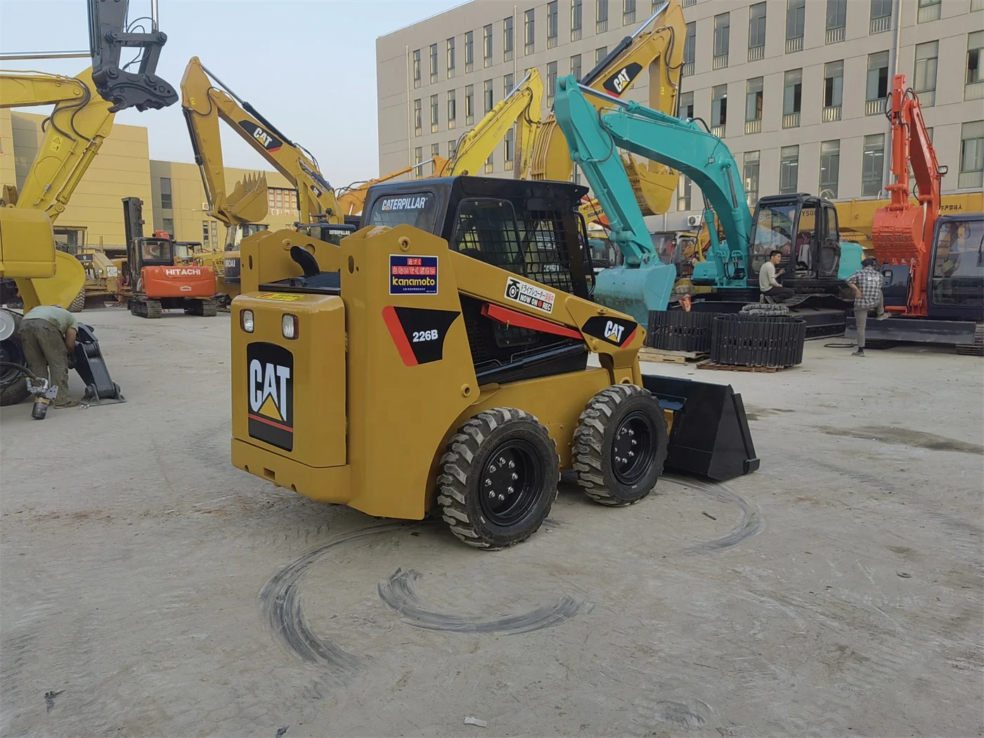 CAT 226b используется Передняя мини-погрузчик погрузчики Caterpillar 226B оригинальная машина для продажи