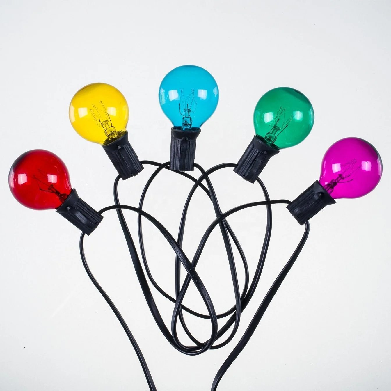G40 LED Edison Lights Tavern Patio Lamp String Indoor and Outdoor Christmas Decor with Low Voltage IP65 Rating