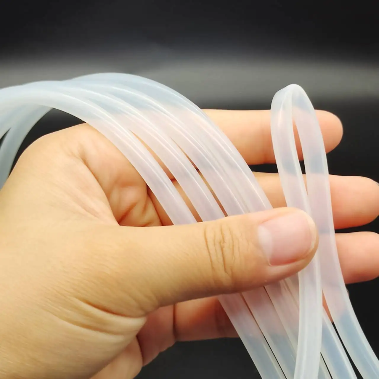 Hollow silicone sealing ring O-shaped silicone sealing ring customized with any material