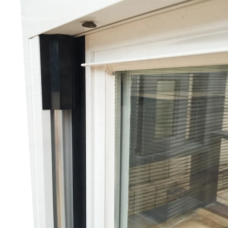 Plastic Sliding Design UPVC Single Glazing Top Hung Window