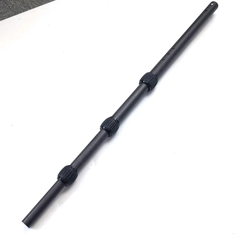 Factory Customized Size Length Carbon Fiber Telescopic Poles 3K Carbon Fiber Telescopic Tubes for 10m 15m 45 Feet Camping Tube